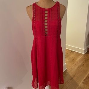 Free People Lace Mini Dress
